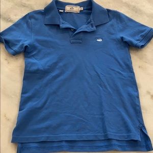 Kids Blue Southern Tide Polo. Size 8 boys